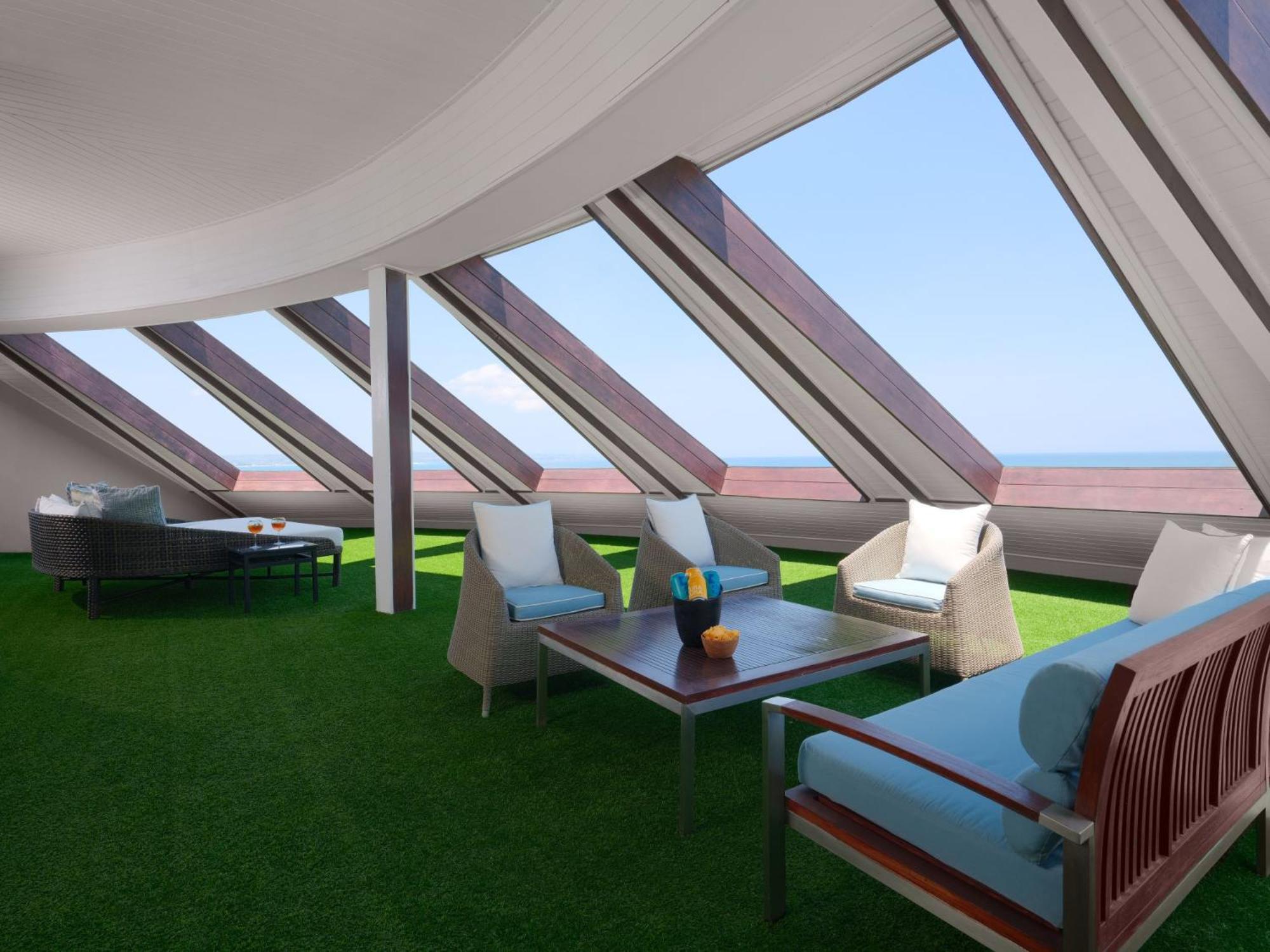 مزدوج - ستة، فندق لوكشري - سيمنياك سمينياك المظهر الخارجي الصورة A 3D rendering of a rooftop garden